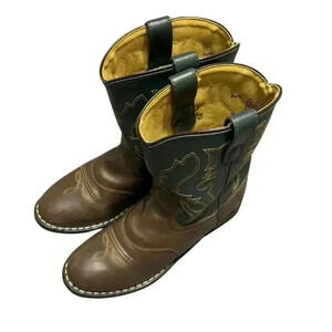 Smoky Mountain Kids Two Tone Diego Western Boots - Size 2.5